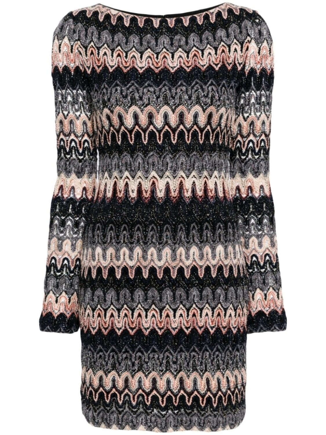 

Missoni платье мини с узором, черный