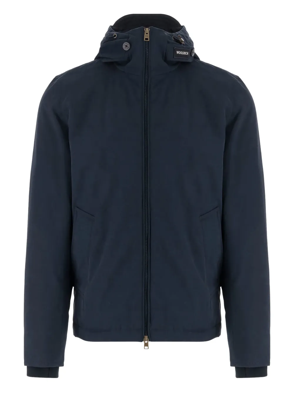 

Куртка с капюшоном и застежкой-молнией спереди WOOLRICH, синий