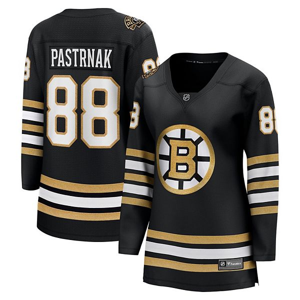 

Женская футболка David Pastrnak Boston Bruins 100th Anniversary Premier Breakaway Unbranded