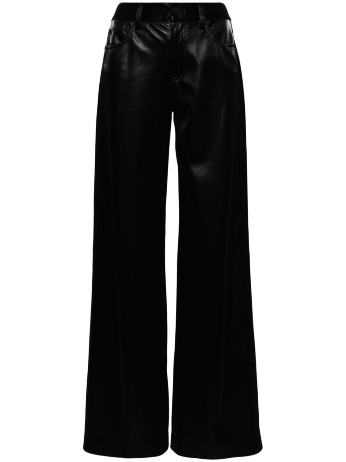 

Брюки Trish из искусственной кожи alice + olivia, черный