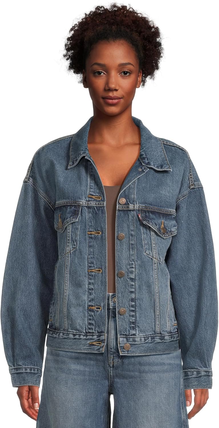 

Женская куртка Levi's джинсовая в стиле 90-х, синий