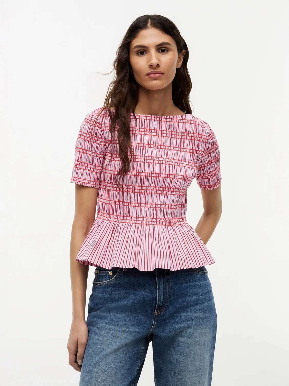 Блузка Tommy Hilfiger, Rose/Dark Pink — фото 2