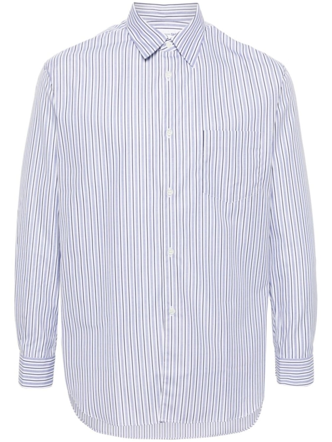 

Comme Des Garçons Shirt рубашка в полоску, синий