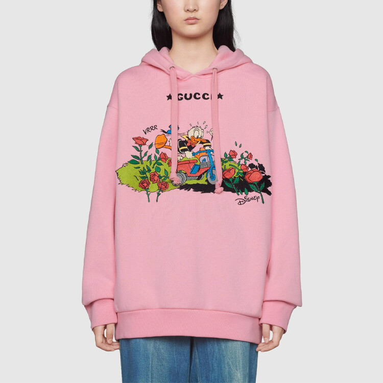Толстовка женская Disney x Gucci, розовый — фото 2