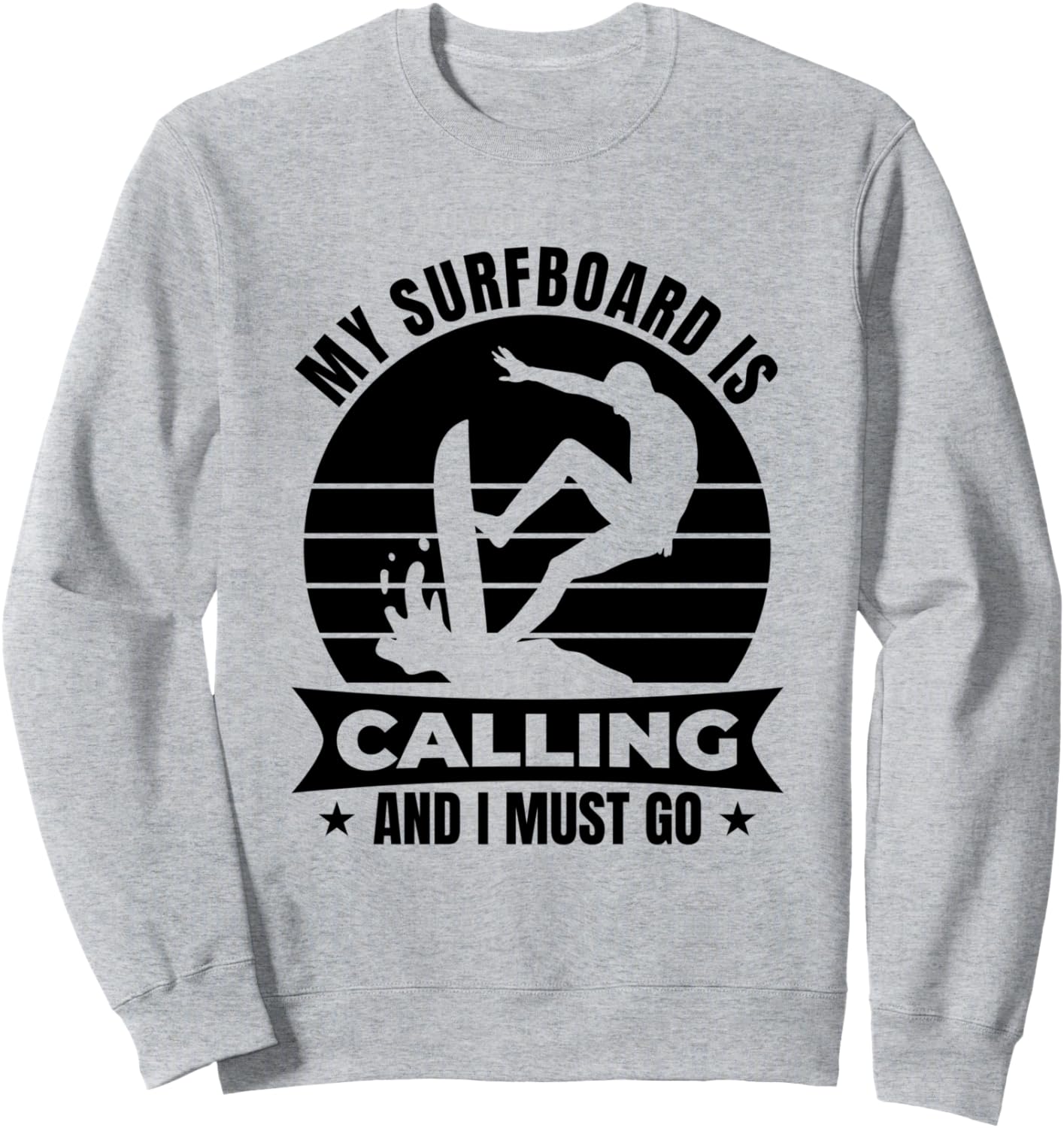 

Спортивная толстовка для любителей серфинга на пляже Surfing Graphic T-Shirt And Gift, серый