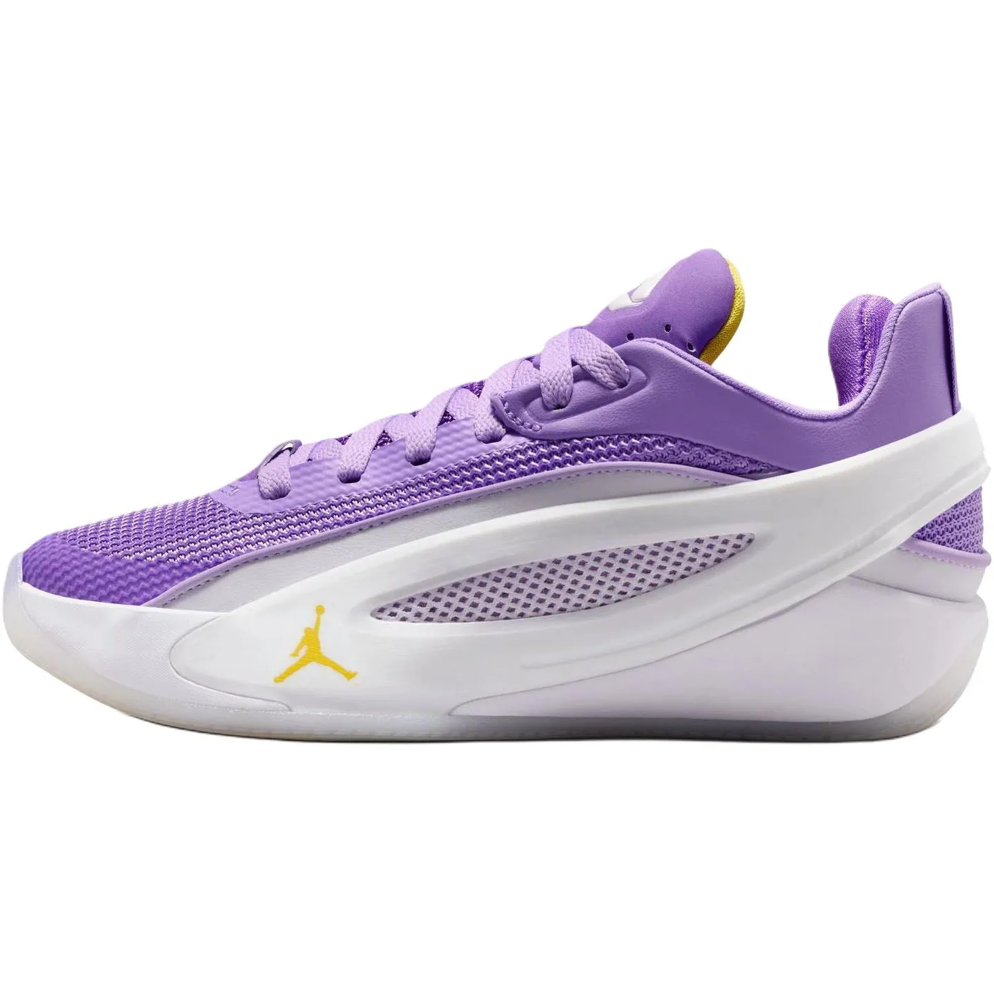 Jordan Детские баскетбольные кроссовки LUKA 5 Low top бело-фиолетовые унисекс