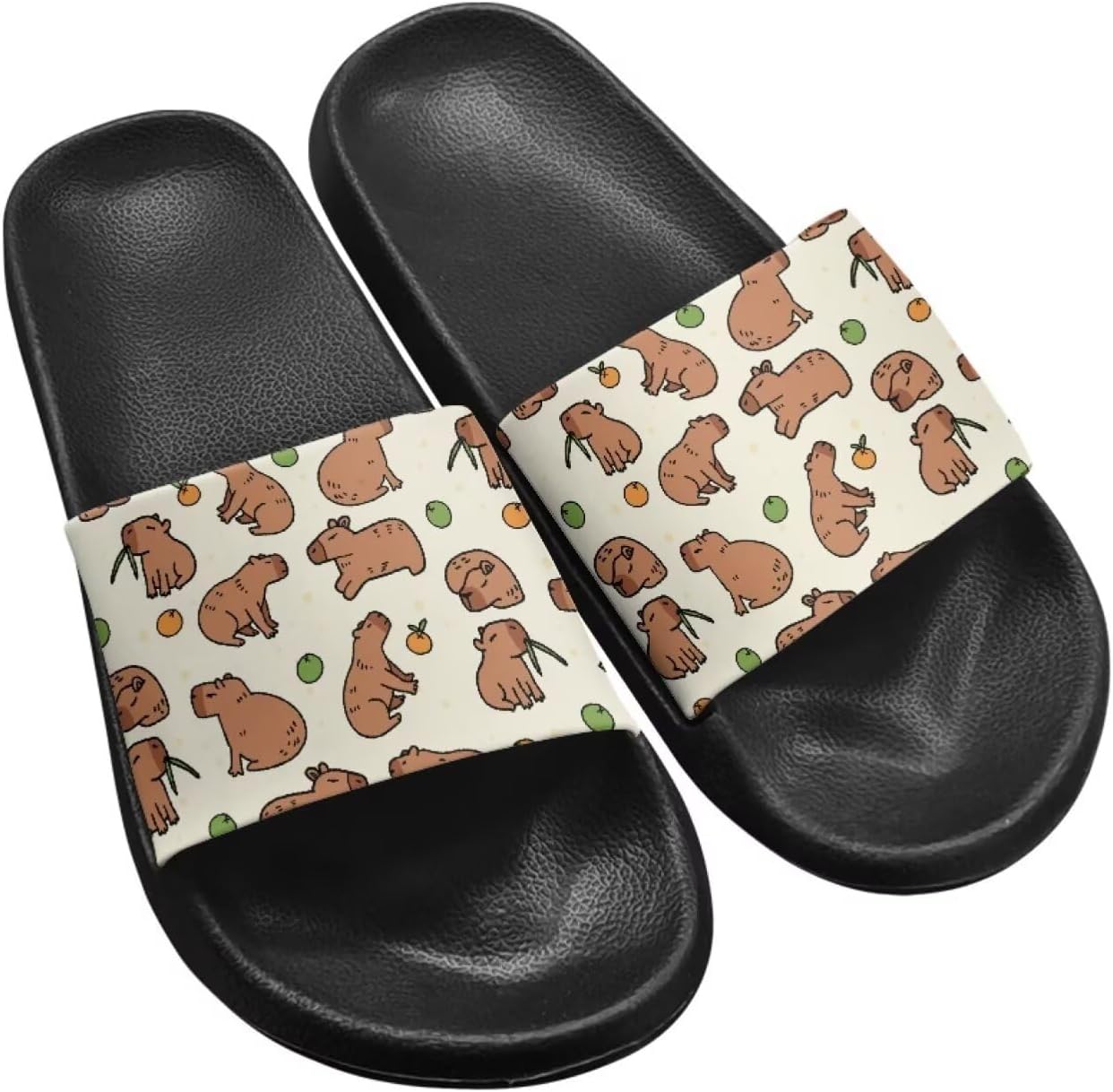 

Шлепанцы для женщин и мужчин, с мягкой подошвой, пляжные, бассейные, для душа, легкие, для дома и улицы Getelinseng, Capybara