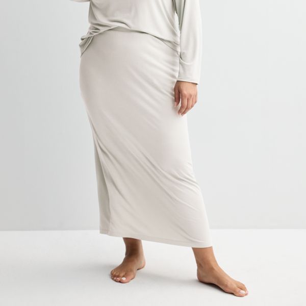 

Свободная ночная сорочка Plus size Sonoma Goods For Life, белый