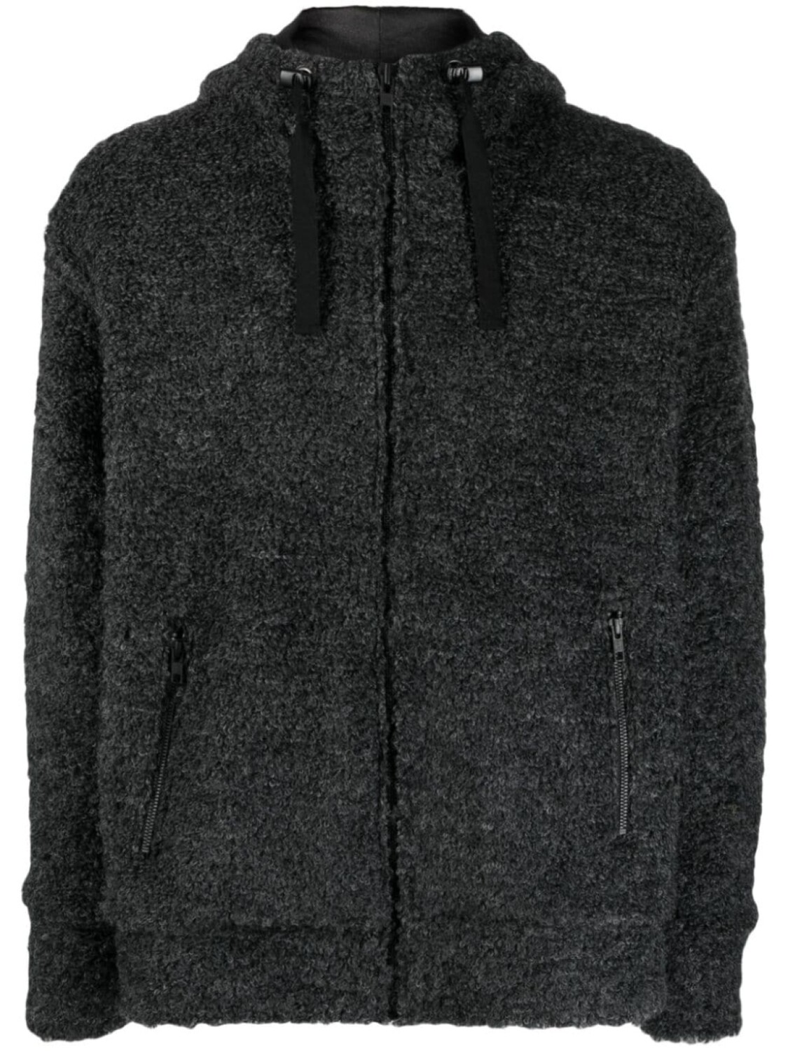 

Фактурное худи с кулиской Junya Watanabe MAN, серый
