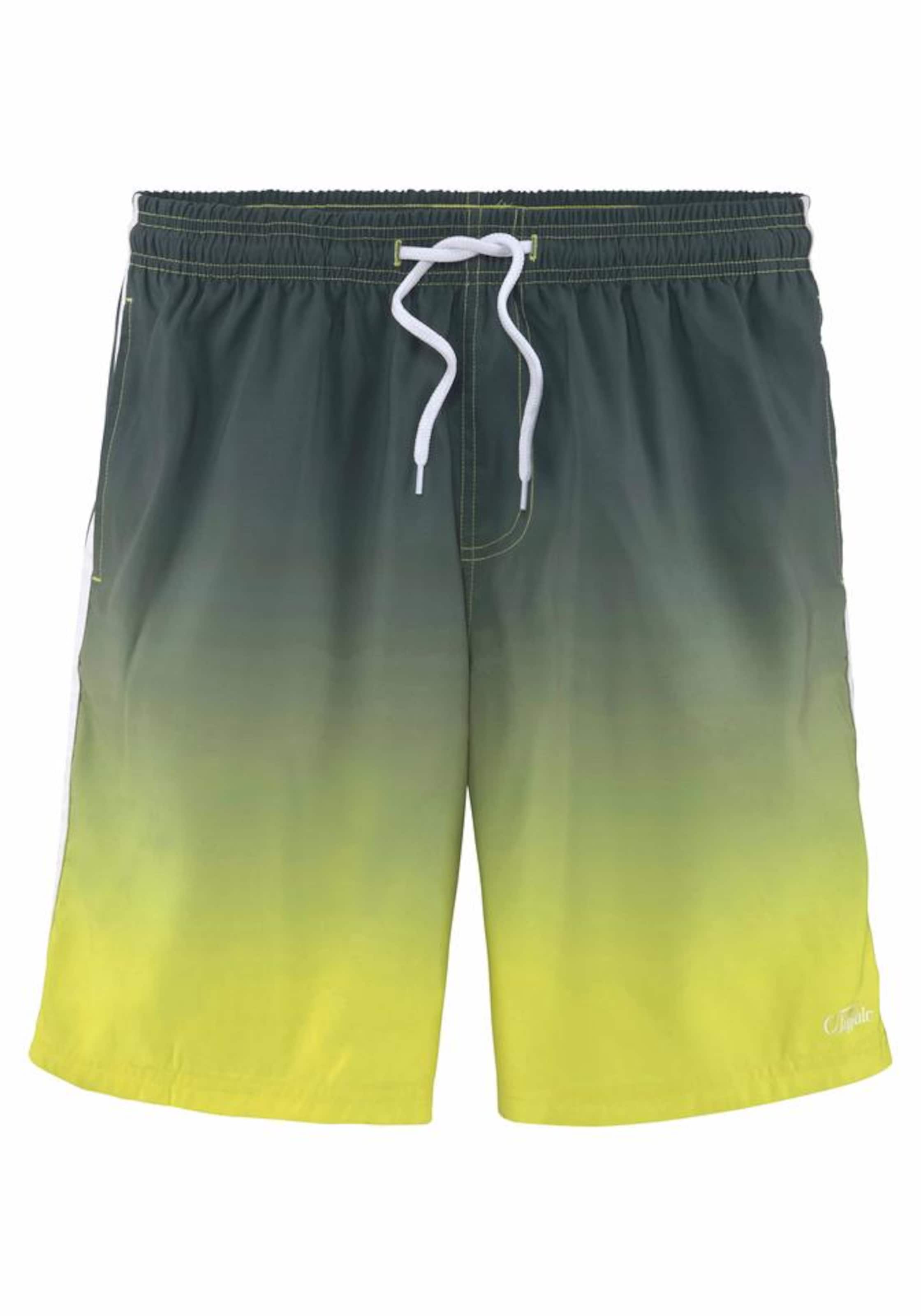 

BUFFALO Шорты Board Shorts свободного кроя в желтом цвете
