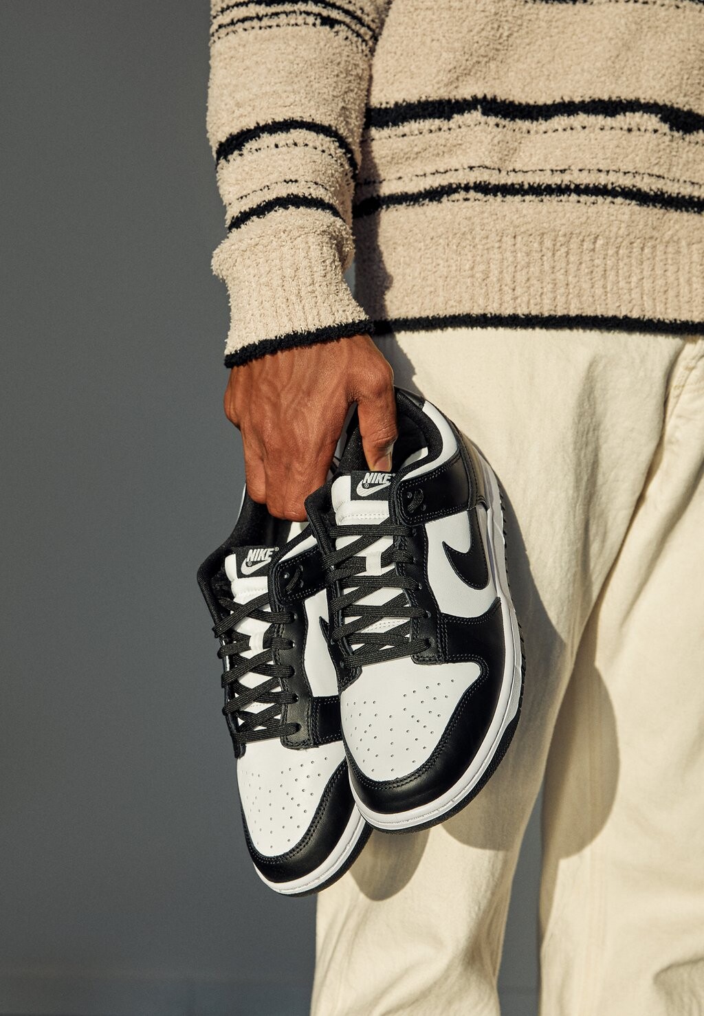 Низкие кроссовки DUNK RETRO Nike, белый/черный — фото 3