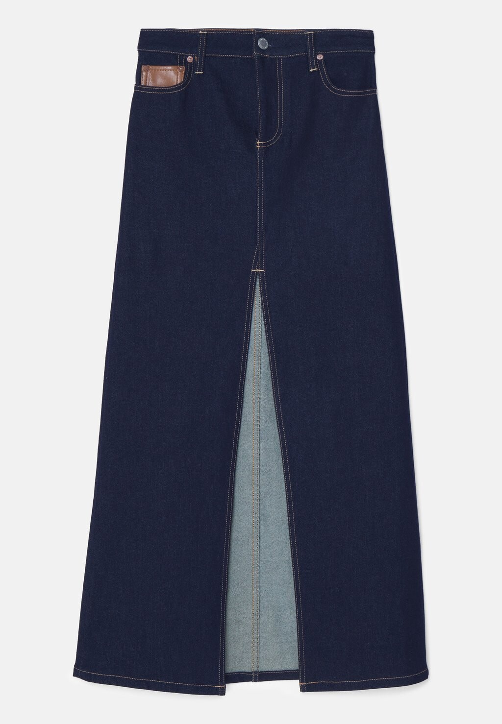 

Джинсовая юбка SKIRT COMBO Alice + Olivia, черный