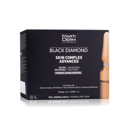 

Black Diamond против морщин для сухой и нормальной кожи, 30 ампул по 2 мл, Martiderm