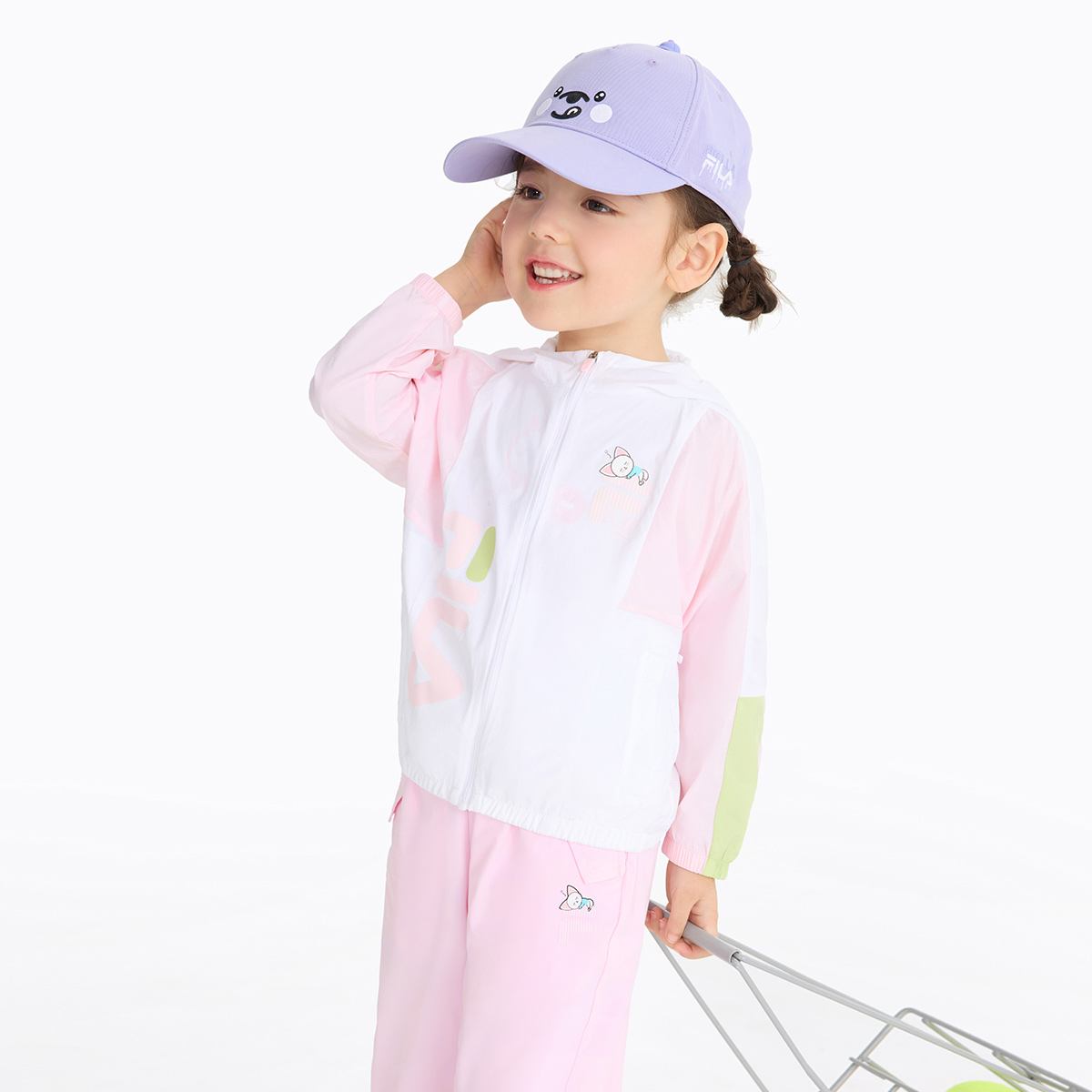 FILA KIDS Детская верхняя одежда tranquil pink для детей от 3 до 7 лет — фото 4