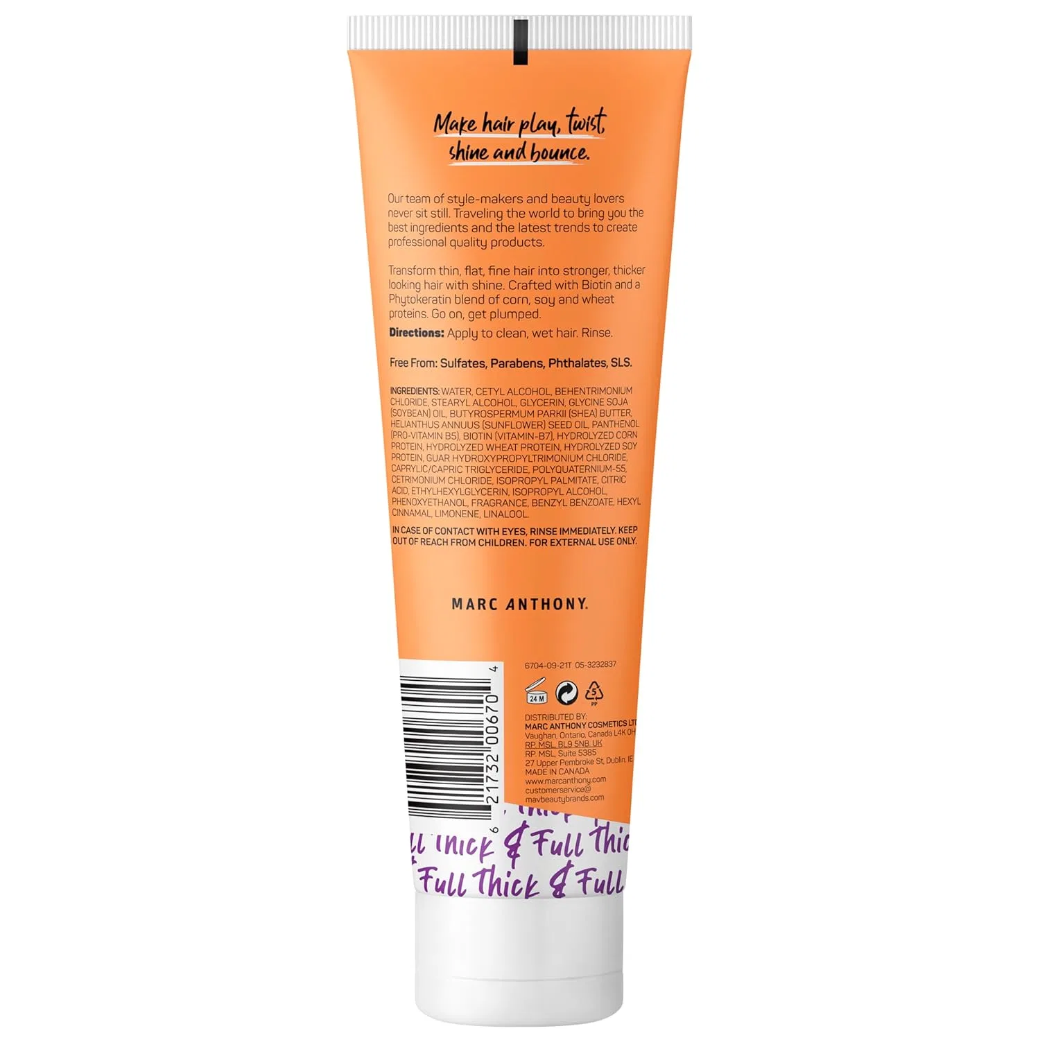 Кондиционер Instantly Thick Biotin Conditioner от Marc Anthony, 240 мл Marc Anthony — фото 2