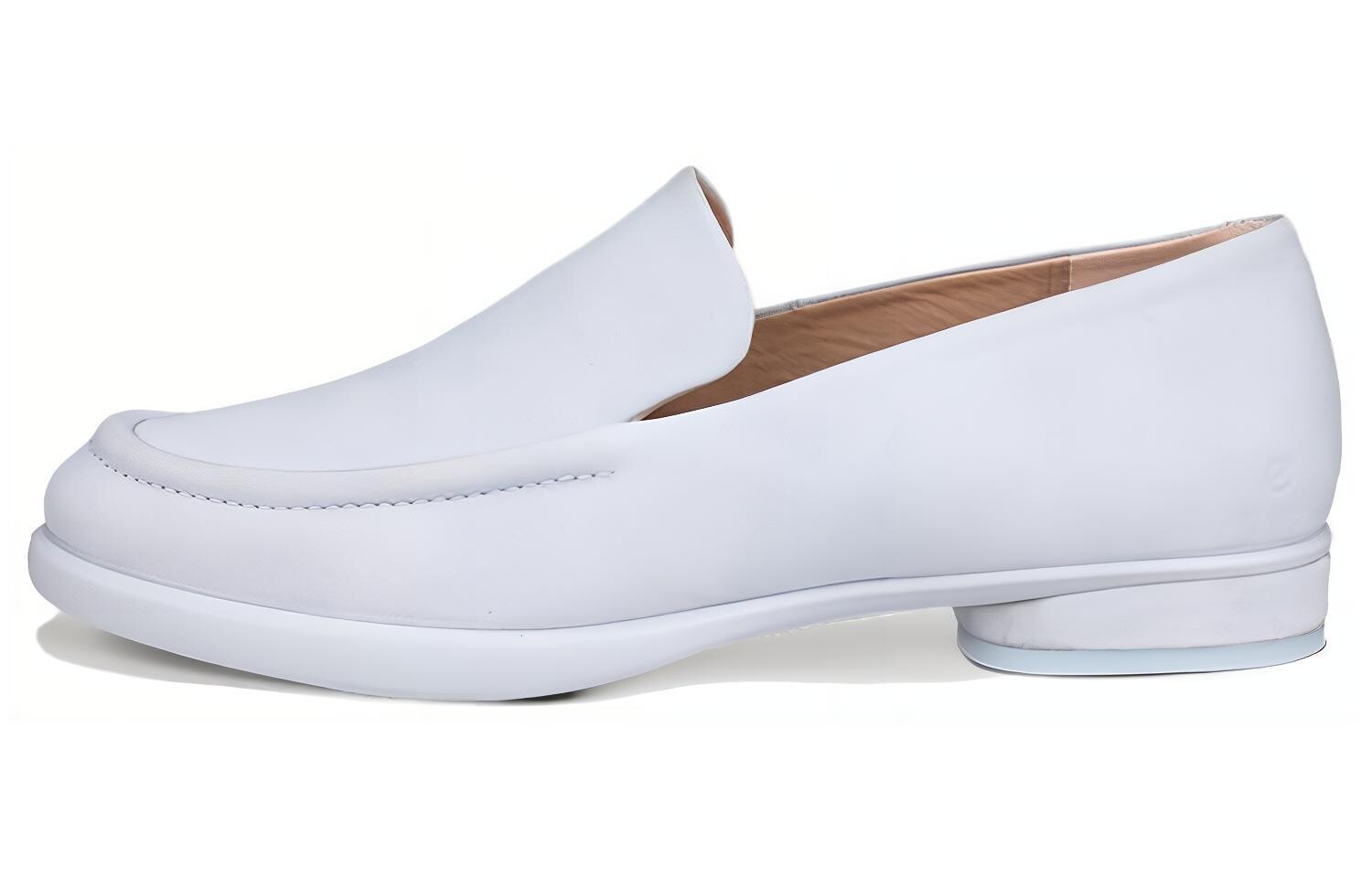 Лоферы женские белые Ecco