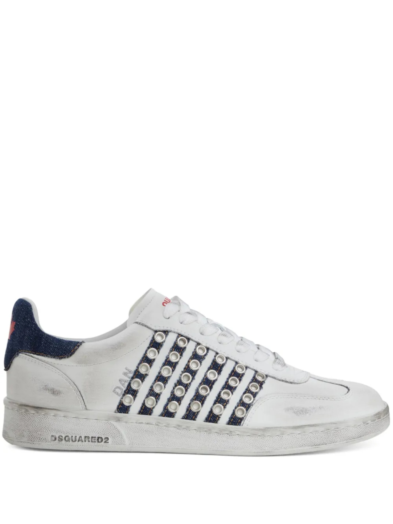 

DSQUARED2 кроссовки Boxer, белый