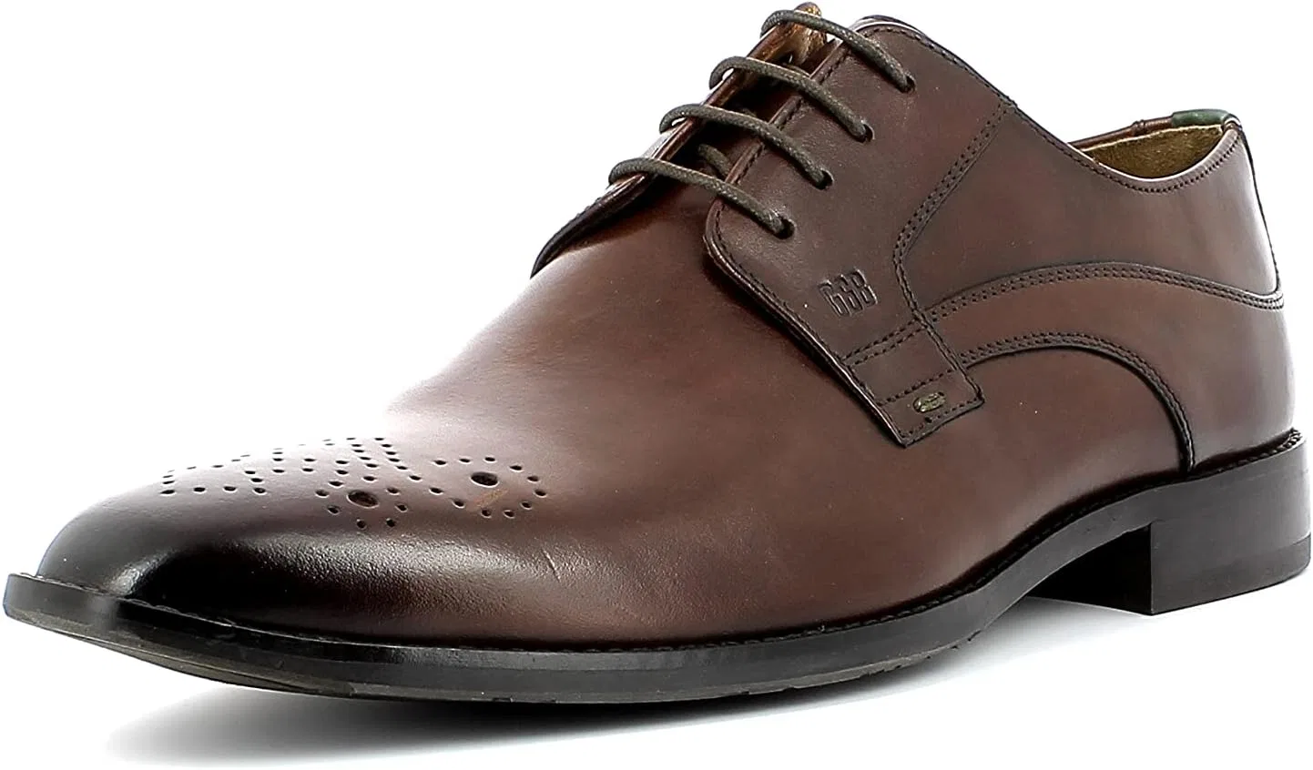 Мужские деловые туфли Gordon & Bros. Lorenzo S181722, на шнуровке, дерби, деловая обувь, обувь для костюма, офисная обувь, повседневная обувь, Tdm