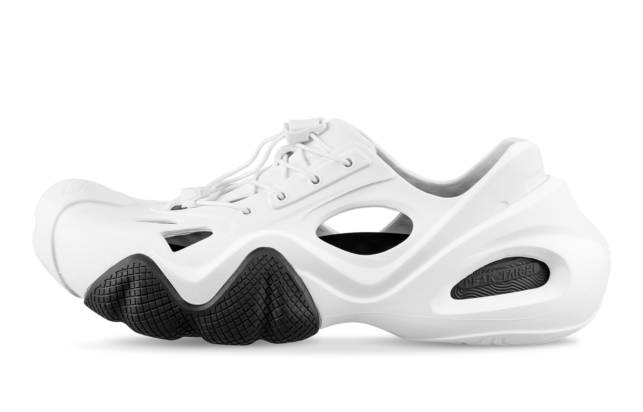 

PEAK Сандалии Pole Hole Shoes Clogs Men's All White Black