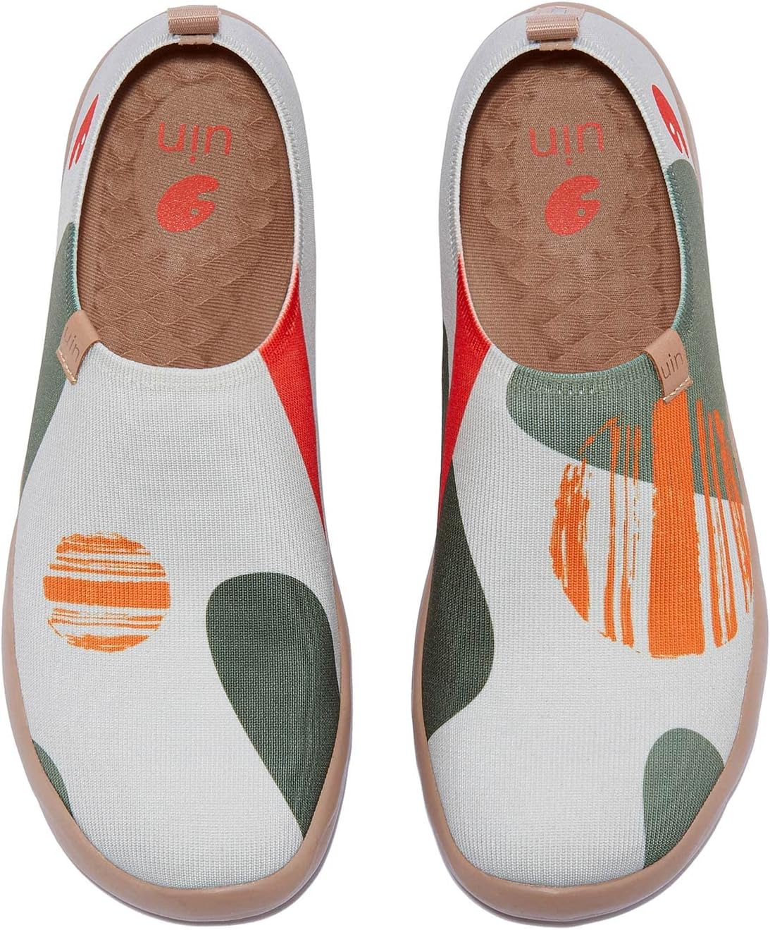 

Мужские лоферы UIN, раскрашенные дорожные туфли, слипоны для ходьбы, повседневные, легкие, комфортные модные кроссовки Toledo Цвет и геометрия, Light the Hope - Men