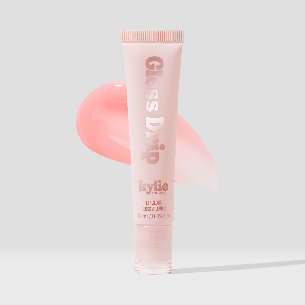 

Блеск для губ Kylie Cosmetics Gloss Drip, sheer baby pink/underestimated