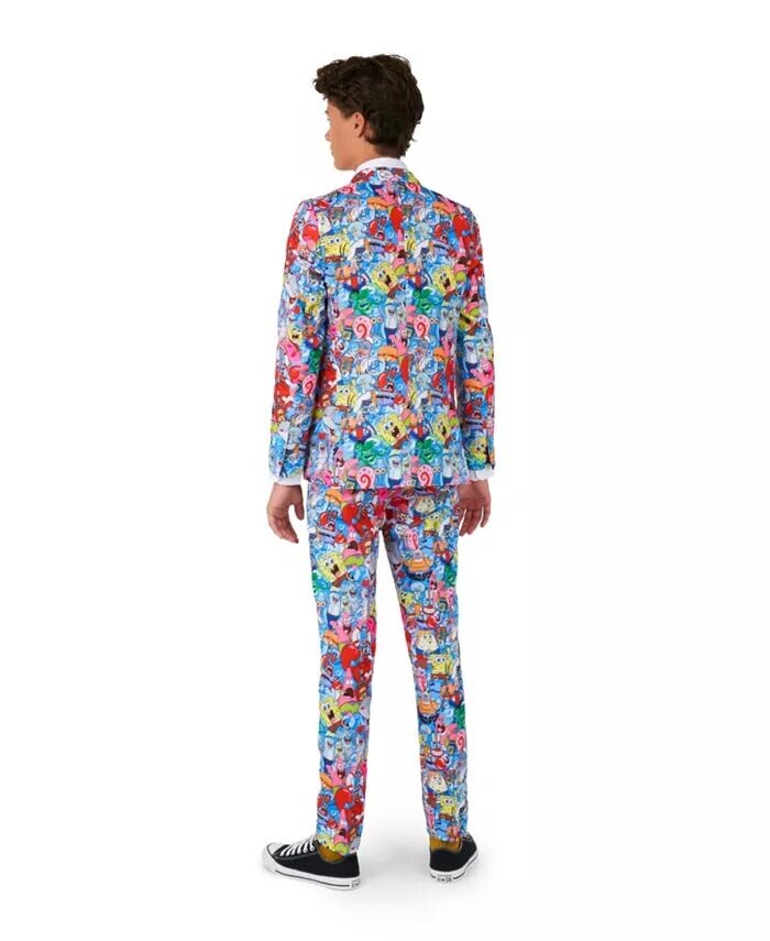 Комплект костюма приталенного кроя Big Boys Sponge Bob Frenzy Opposuits, мультиколор — фото 2
