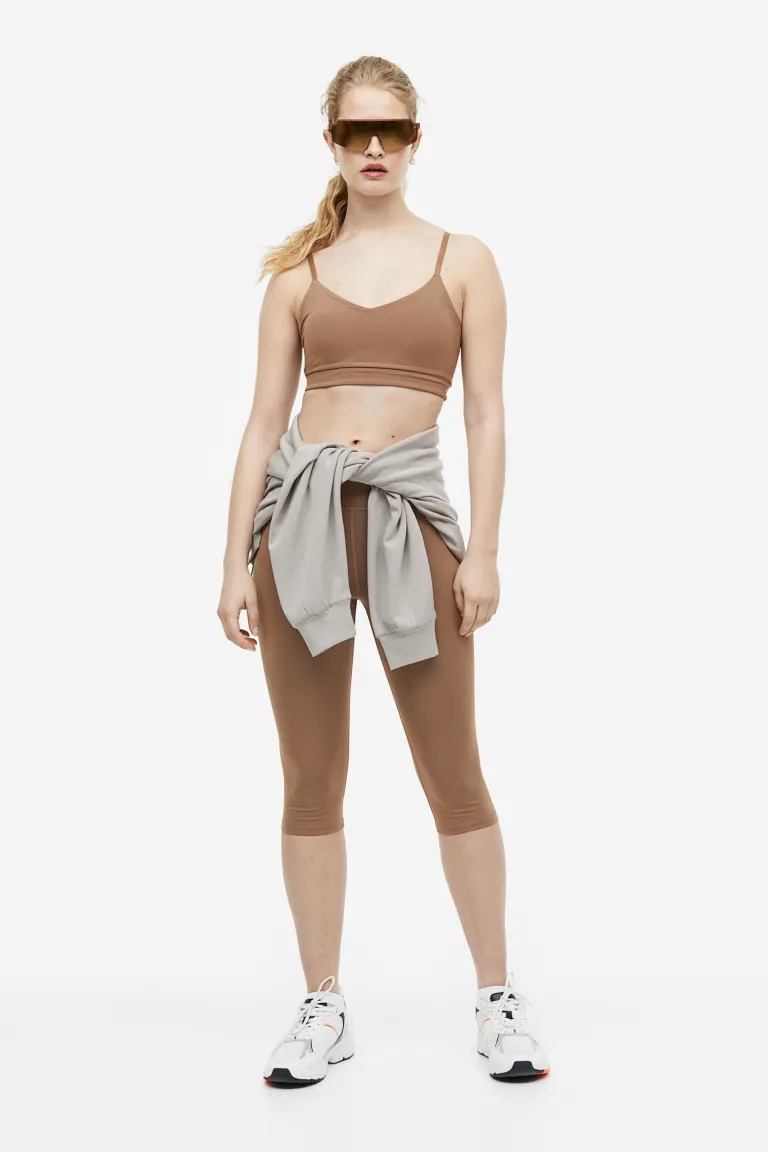 

Танкетка на танкетке с завышенной талией 3/4 H&M, коричневый