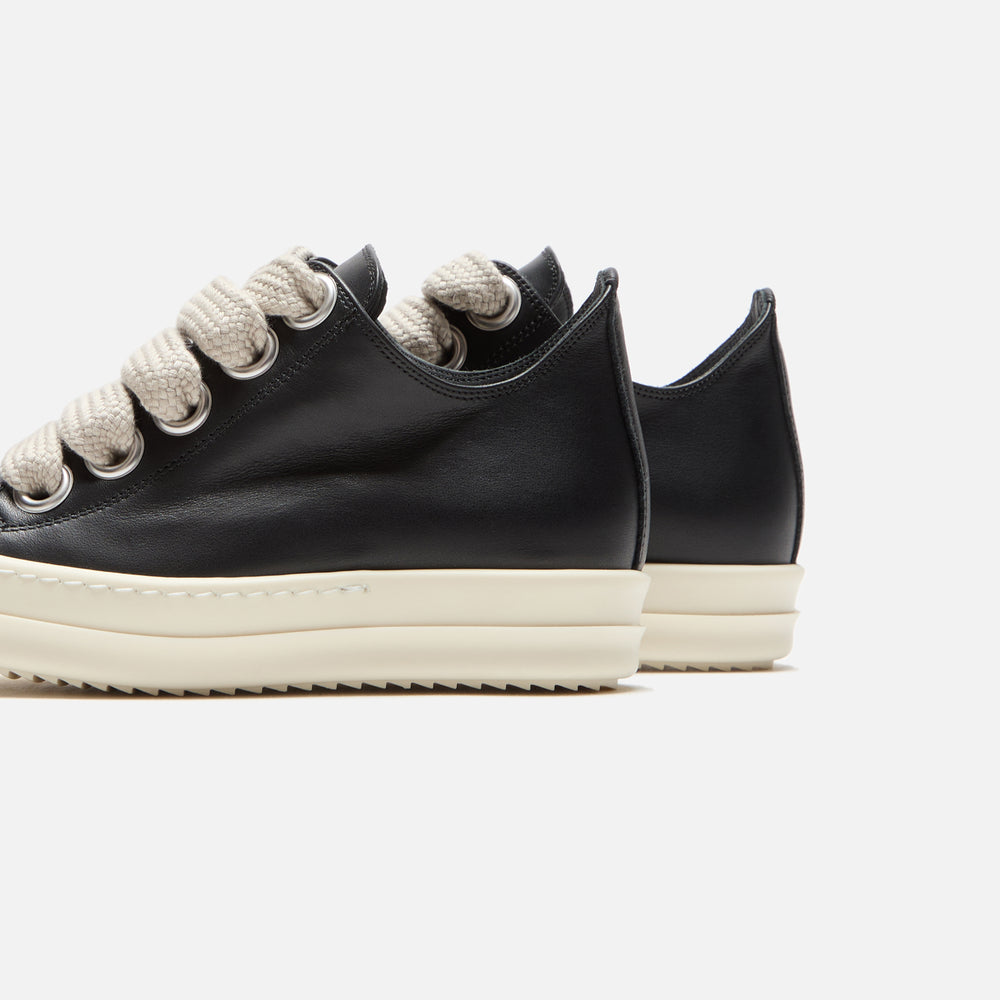 Кроссовки Rick Owens WMNS Jumbo Laced Low Sneaks, цвет Black/Pearl/Milk — фото 3