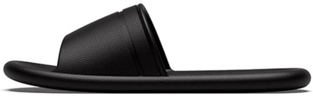 

Oukisam Мягкие тонкие тапочки для женщин и мужчин, быстросохнущие, для ванной комнаты, душа, нескользящие, пляжные, плоские сандалии, черный