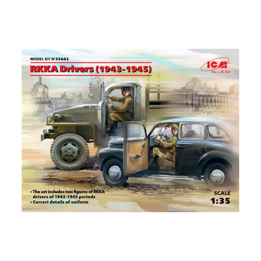 

Водители РККА (1943-1945), Military Models 1/35 Scale (ICM)