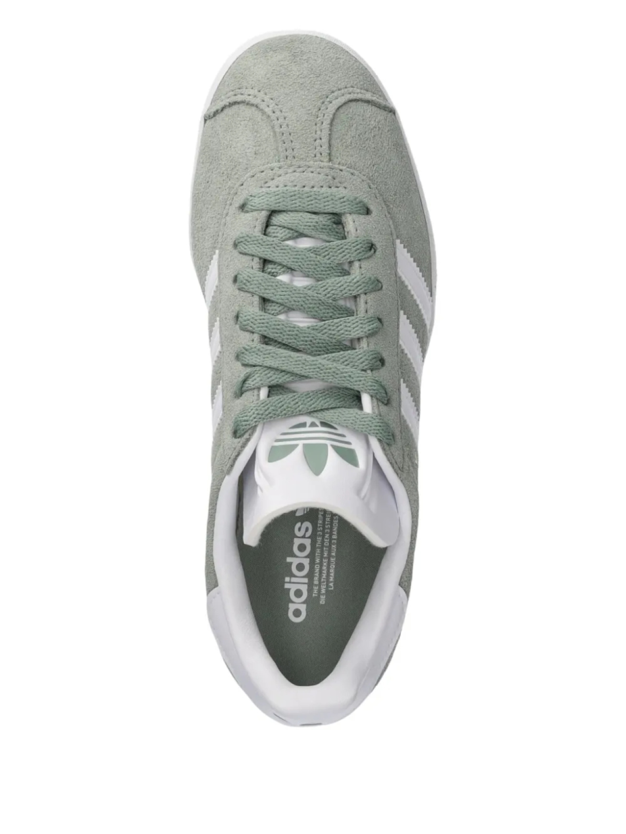 Кроссовки Adidas Gazelle, зеленый — фото 4