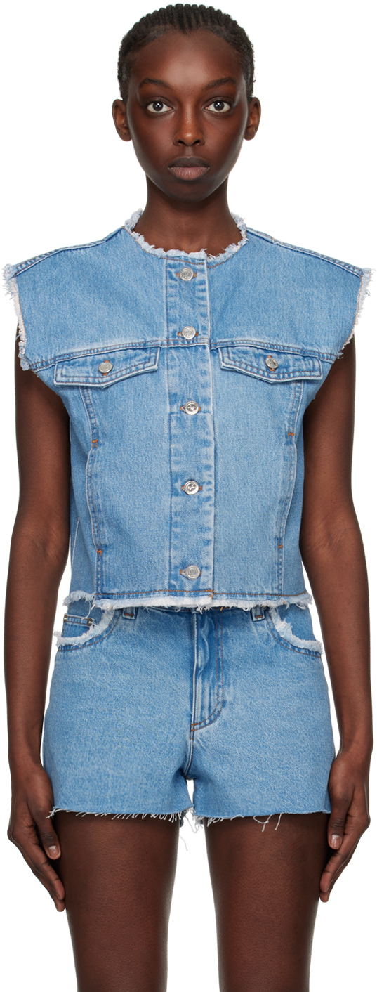 

Жилет джинсовый Blue Barbara A.P.C.