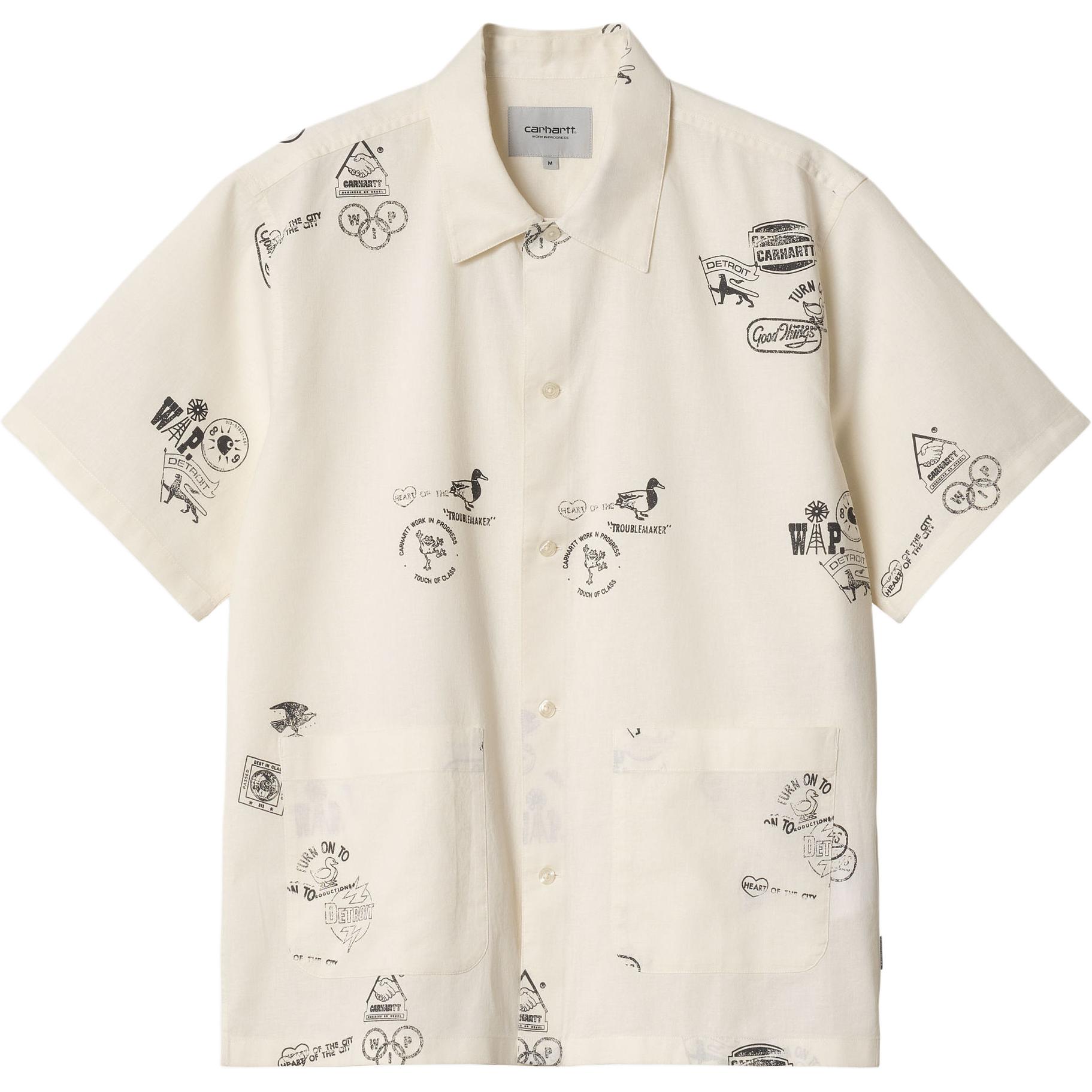

Carhartt WIP Рубашка Stamp Men's Wax White