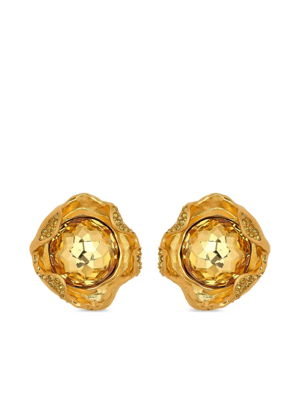 

Серьги Crystal Nest Oscar de la Renta, золотой