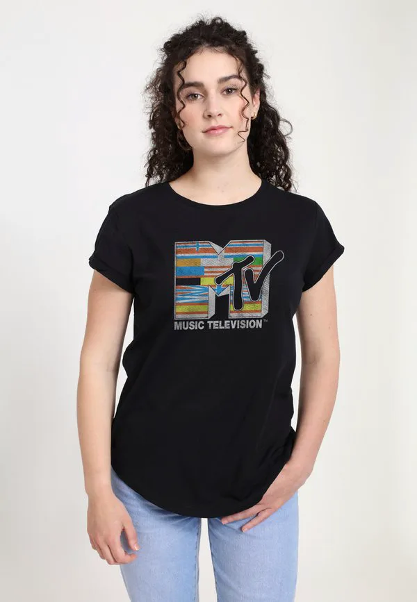 

Футболка с флагом mtv и принтом Henry Tiger, Black, Черный, Футболка с флагом mtv и принтом Henry Tiger, Black