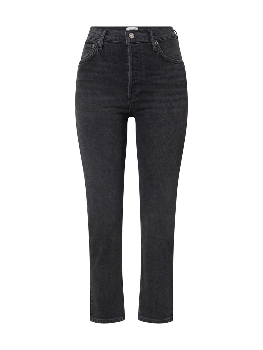 

Джинсы AGOLDE Regular Jeans Riley, черный деним