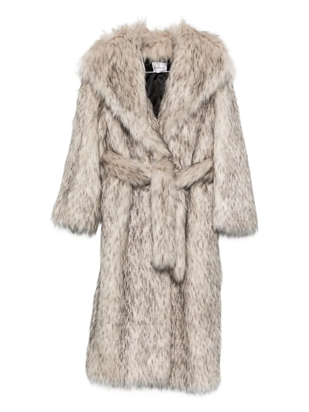 

Пальто из искусственного меха с поясом The Andamane, нейтральный