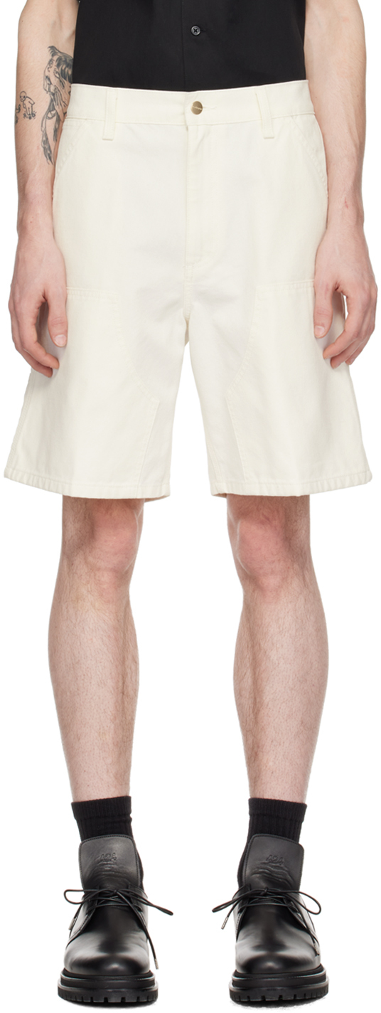 

Белые шорты с двойным коленом Carhartt Work In Progress