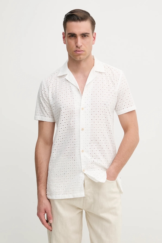 

Хлопковая рубашка Lindbergh, белый