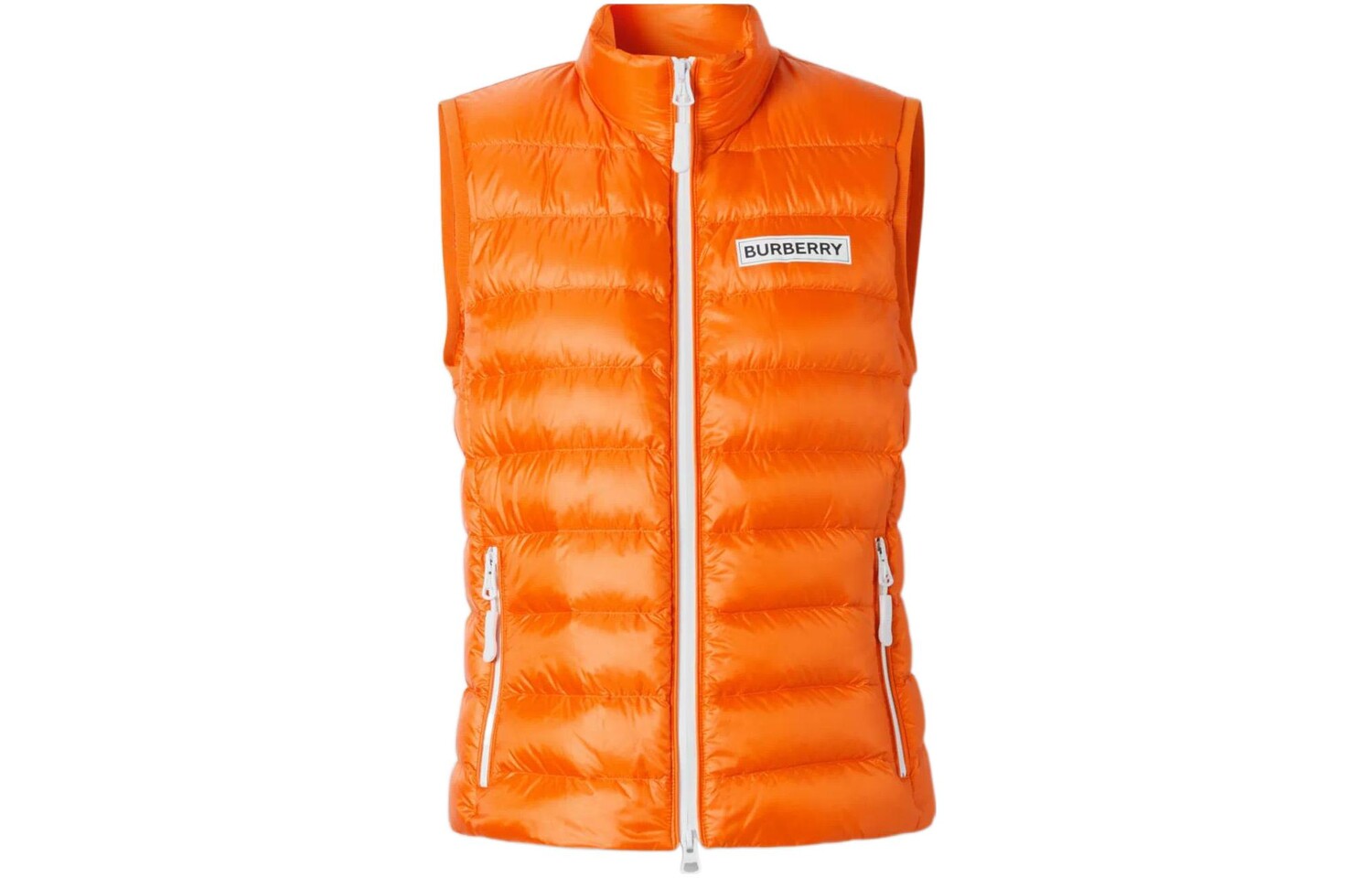 

Пуховик женский ярко-оранжевый Burberry
