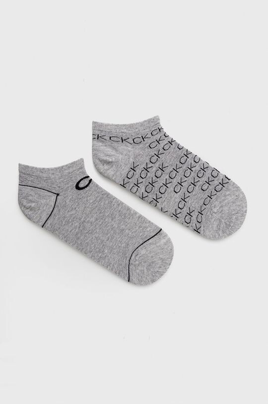 

Носки (2 пары) Calvin Klein, серый