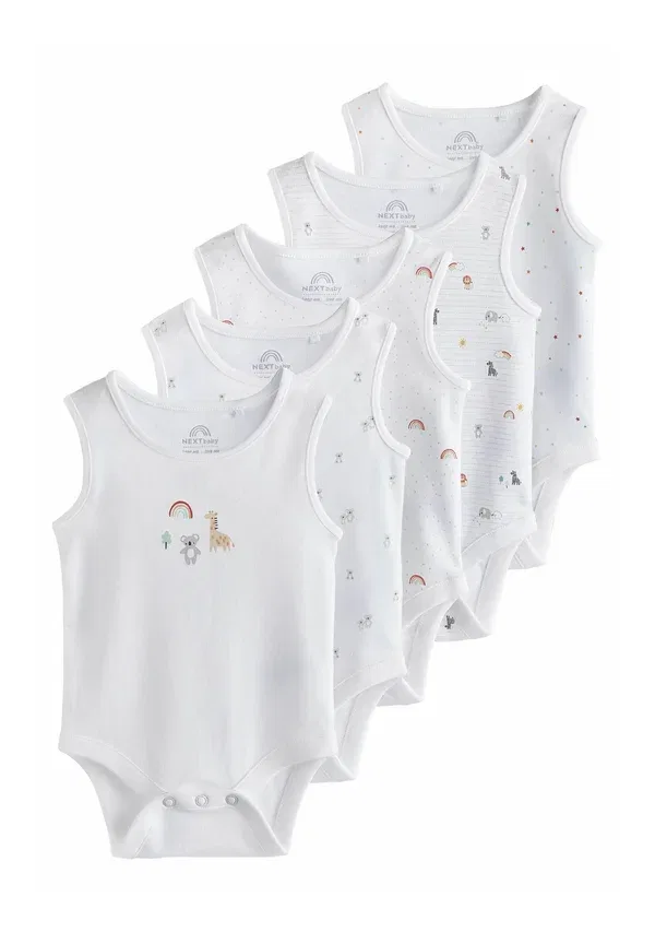 Боди Regular fit 5 pack Next, белый