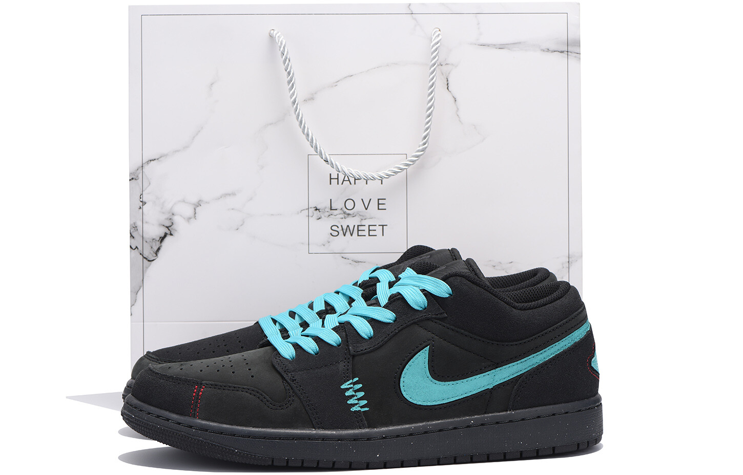 

Кроссовки Air Jordan 1 Vintage Basketball Shoes Men Low-top Green, черный