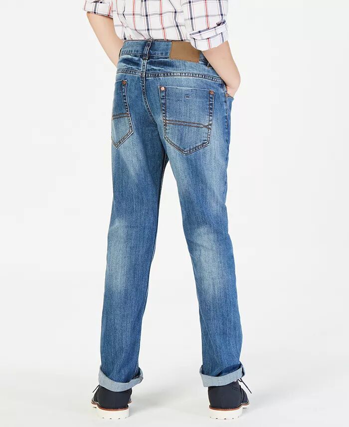 Джинсы прямого кроя Stone Blue для больших мальчиков Tommy Hilfiger — фото 2