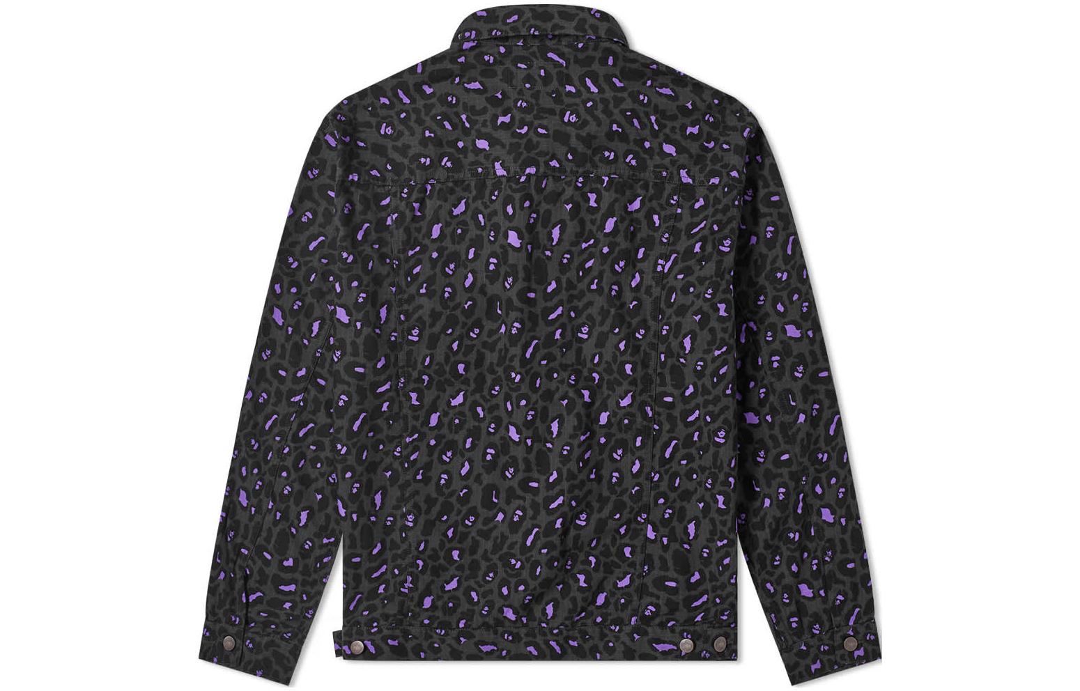 A BATHING APE Куртка мужская фиолетовая и серая, Purple & Gray — фото 4