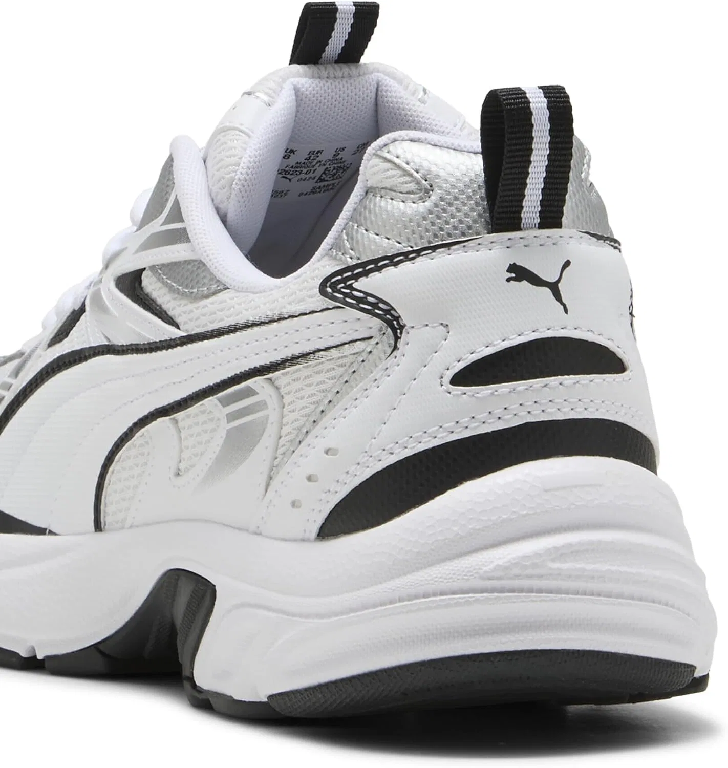 Кроссовки PUMA Milenio Tech для взрослых, Puma White Puma Black Puma Silver — фото 3