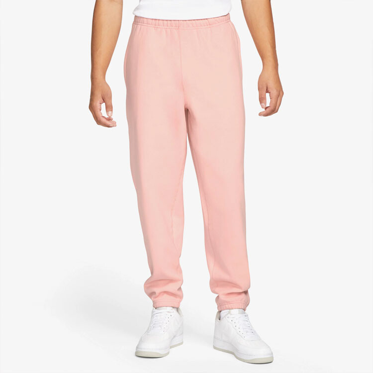 Флисовые брюки Solo Swoosh Nike, розовый — фото 2