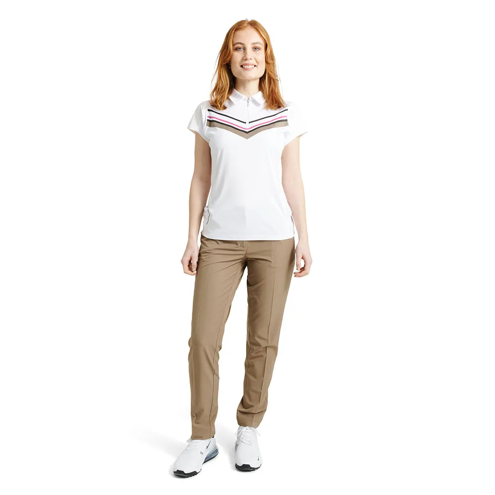 

Поло с коротким рукавом Abacus Golf Simone Drycool Woman, белый