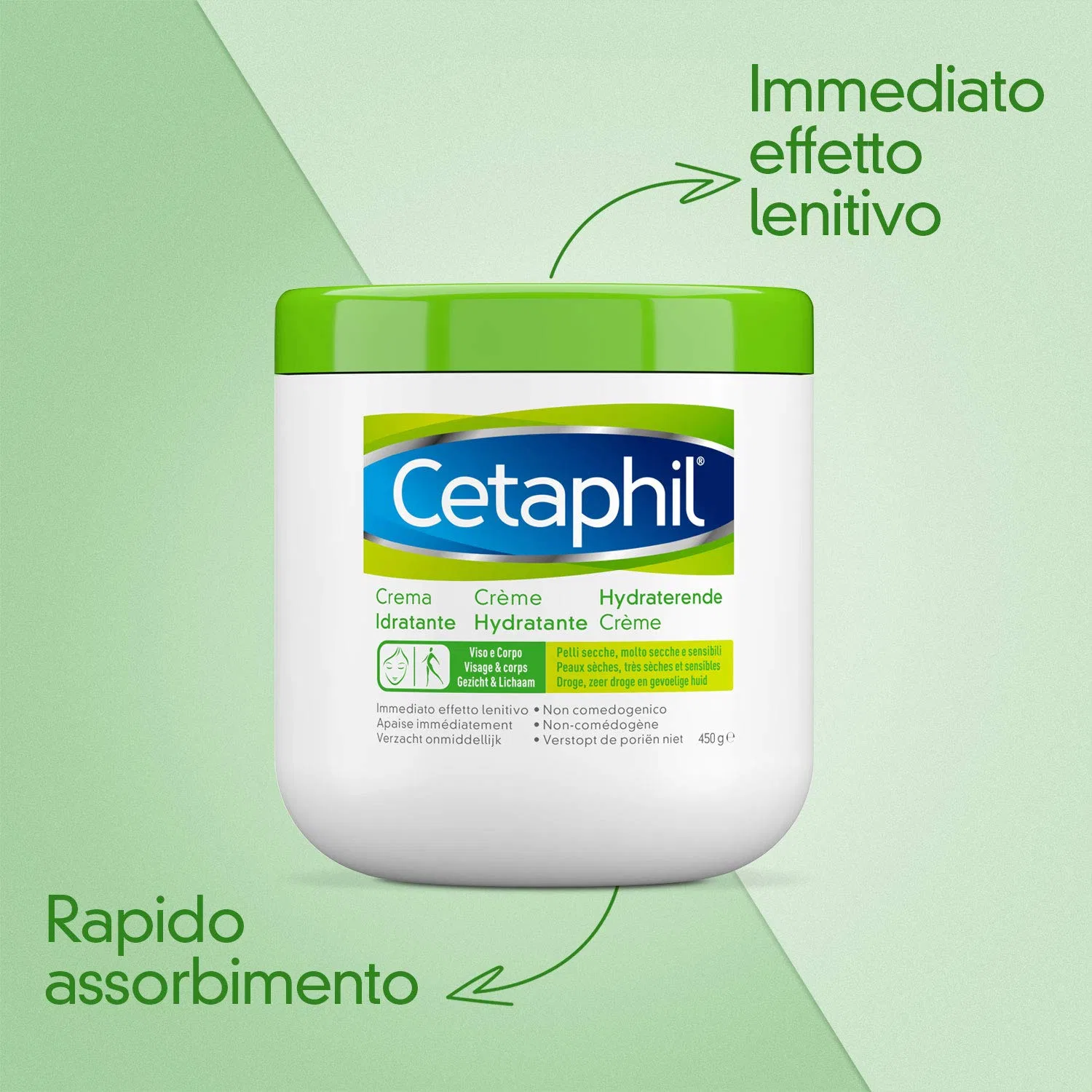 Увлажняющий крем для чувствительной кожи от Cetaphil, 450 г Cetaphil — фото 3
