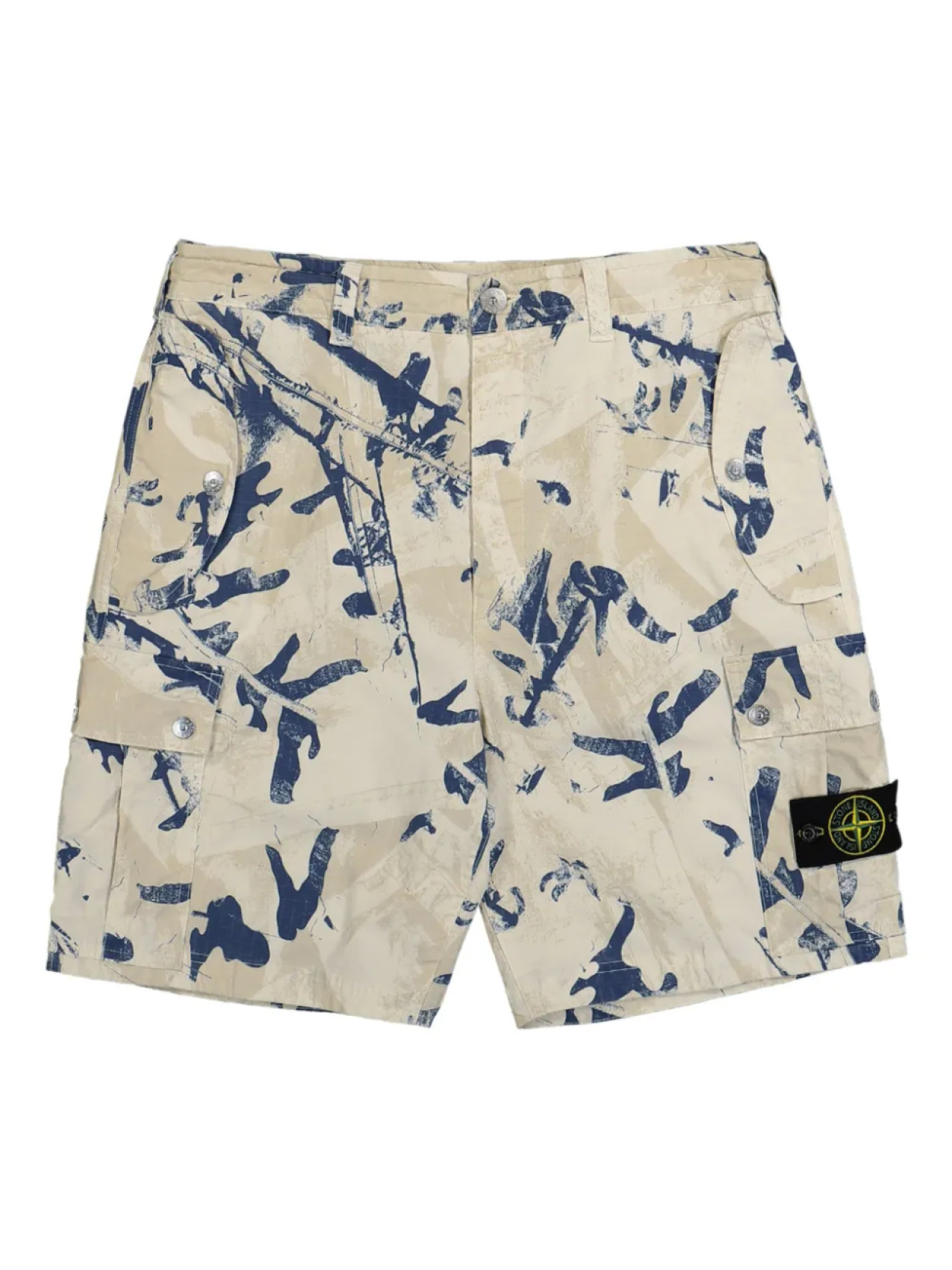 

Хлопковые шорты Stone Island, нейтральный